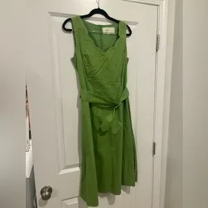 liz claiborne green dress Laurel Velvet Midi Dress - Emerald Green main image 0